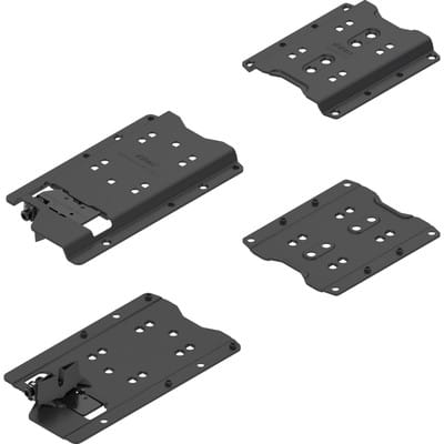 Revego Uno Pocketverbinder-set Anw. O. Sockel F. Seitend. 15-19mm Re, Schw. - Blum