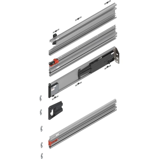 Blum - Revego Duo Pocketschienen, Laufschienen Set 675mm, Rechts