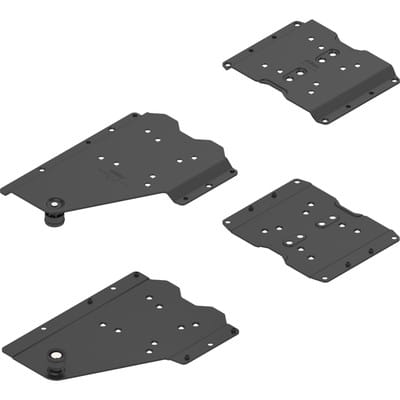 Blum - Revego Duo Pocketverbinder-set Für Anw. Ohne Sockel Für 18-19mm Li, Schwarz