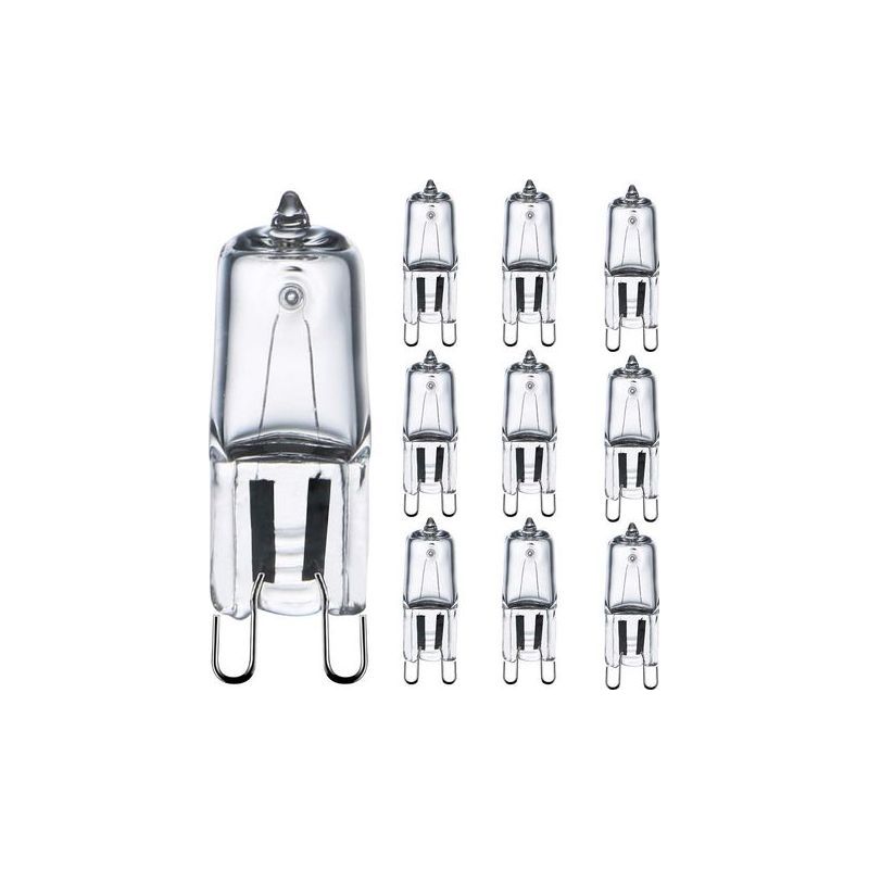 Ampoule G9 42w (44w) Dimmable Blanc Chaud 2800k, Ampoule Halogènes G9 Pour Luminaire Intérieur 230v G9 Ampoules Capsule, Lot De 10 [classe Énergétique G]