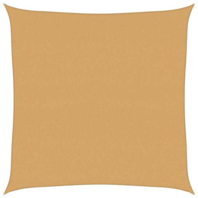Sonnensegel 160 G/m² Quadratisch Sandfarbe 4,5x4,5 M Hdpe Vidaxl