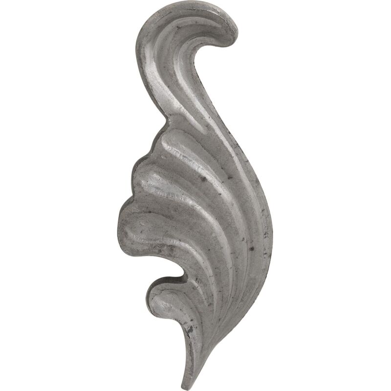 Iam Design - Geländerstab Spitze Blatt Links 40x110x3mm - Stabspitze Für Treppengeländer, Schmiedeeisen