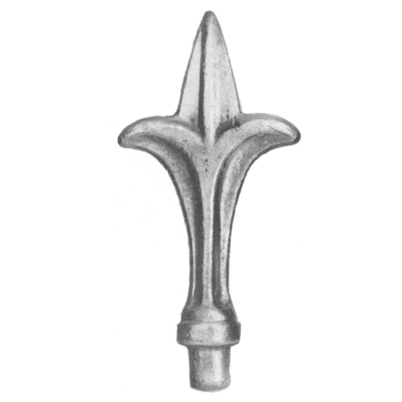 Iam Design - Geländerstab Spitze Höhe 125mm Base D - Stabspitze Firenze Für Treppengeländer, Schmiedeeisen