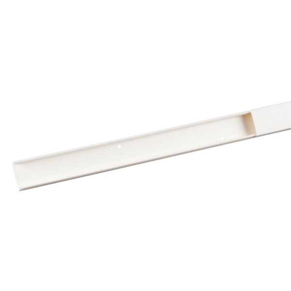 Leiste Keva 32mmx12mm-boden+deckel-1 Fach-länge 2,10m-arctic Weiss