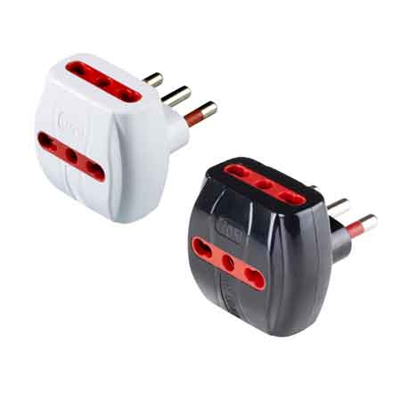 Dreifacher Adapter 16a Rosi 2p+t - Steckdosen 10/16a 2p+t, Farbe