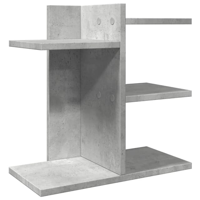 Schreibtisch-organizer Betongrau 42x21,5x42 Cm Holzwerkstoff Vidaxl