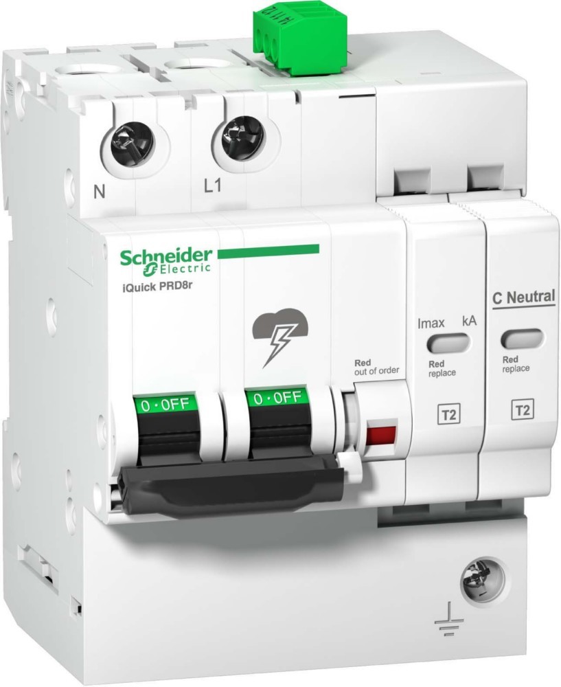 Schnellschalter Schneider Prd8r 1p+n, 16a, 230v, Schutzart Ip20.