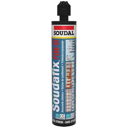 Chemischer Anker 'soudafix P280-sf' Soudal 300 Ml - Grau