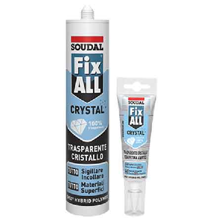 Dichtstoffkleber 'fix All Crystal' Soudal 125 Ml -