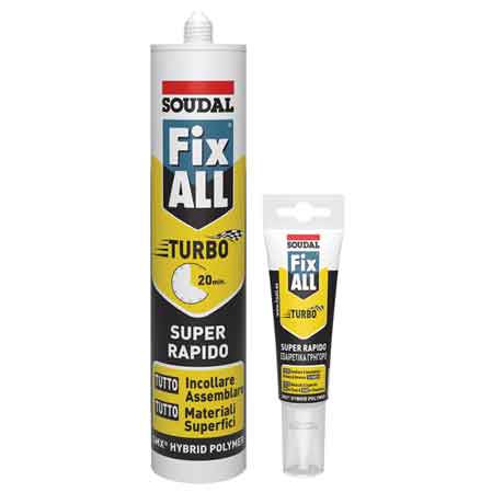 Dichtstoff-kleber "fix All Turbo" Soudal 125 Ml - Weiß