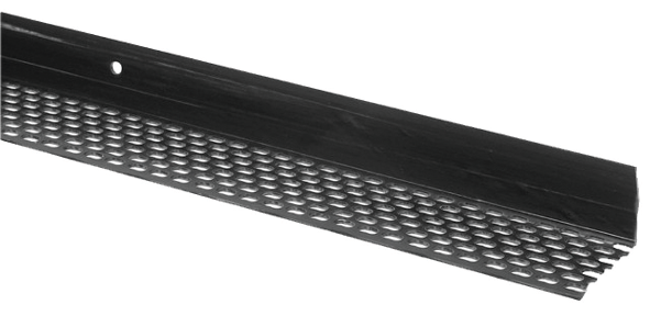 Unterer Pvc-lüftungsprofil Braun Ubbink Für Verkleidung - 30x30 Mm - L 2,50 M - 850501
