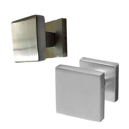Knebelgriff "nerano" Für Türen Satiniertes Chrom