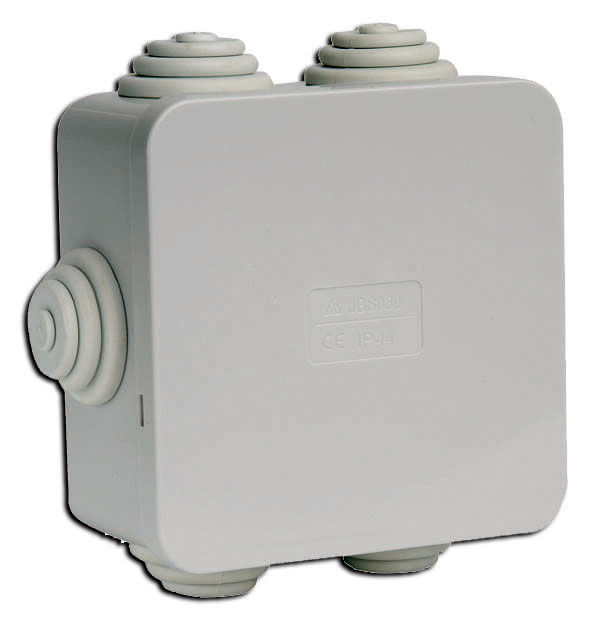 Quadratische Wasserdichte Box 85x85x45 Mm Mit Druck