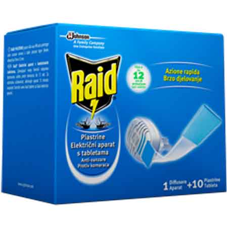 Raid Basis Für Insektenabwehrplatten Basis + 10 Platten