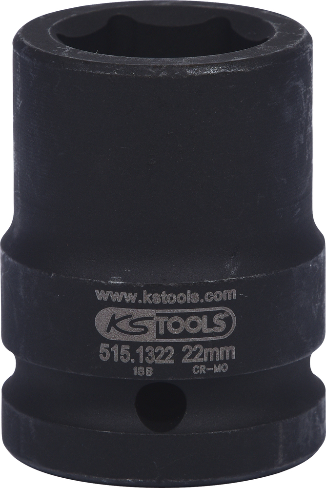 6-kant-schlagschraubnuss 3/4', 22 Mm - Auf Karte - Kstool - 515.1322-e