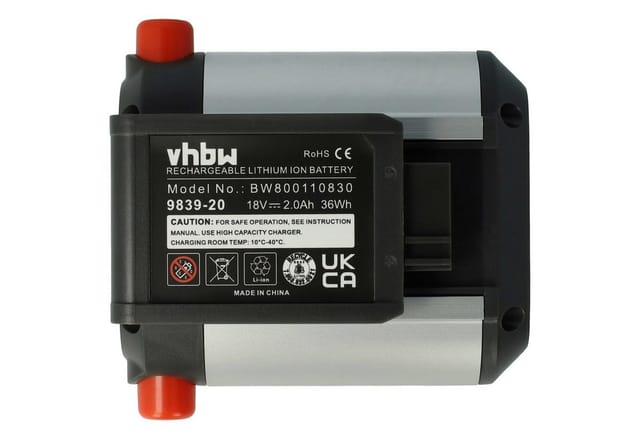 Vhbw - 1x Akku Kompatibel Mit Gardena Easycut Li-18/23 (9824-20), Easycut Li-18/23 (9876-20) Grasschere, Strauchschere (2000mah, 18v, Li-ion)