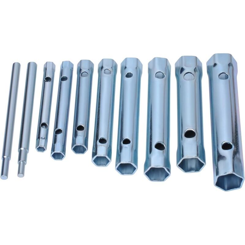 10 Pièces Clé À Double Extrémité Douille Plombier Écrou Arrière Robinet Bougie Clé Ensemble Étendu Bougie Clé 6-22mm