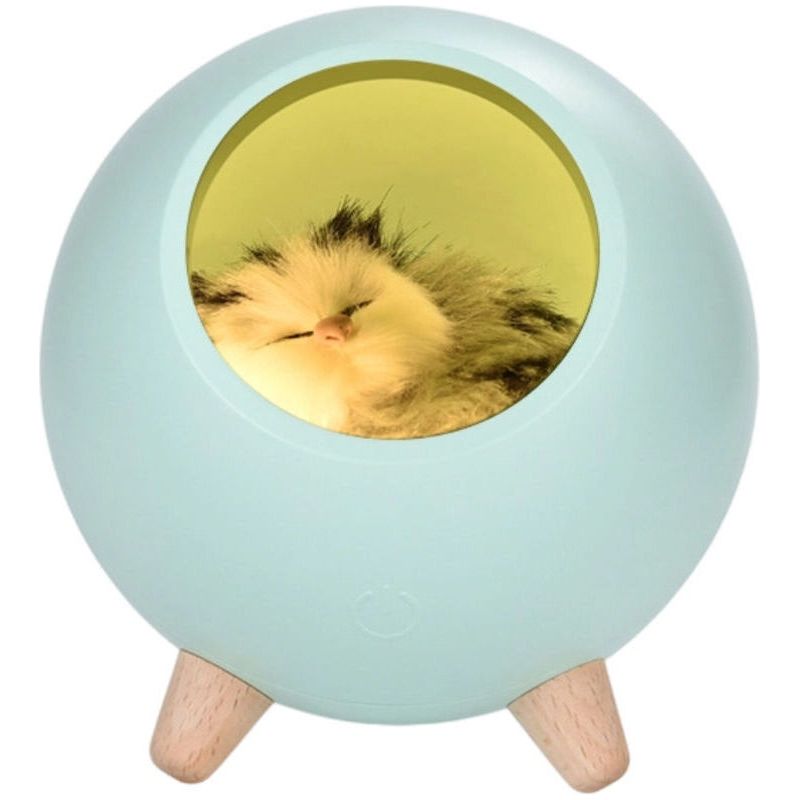 Veilleuse Chat Mignon Pour Enfants Et Adultes, Lampe De Chambre Lumière Led De Chevet Veilleuse Sommeil Usb Rechargeable