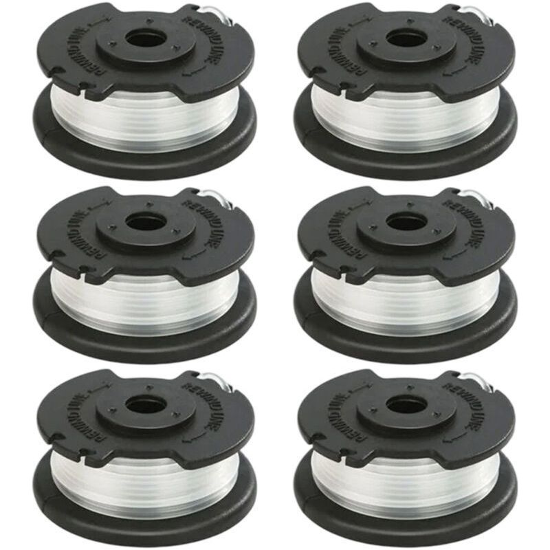 6 Bobines Et Lignes De Coupe Compatibles Pour Tondeuse Hyper Tough Modèles Ht19-401-003-06 Ht19-401-003-07.