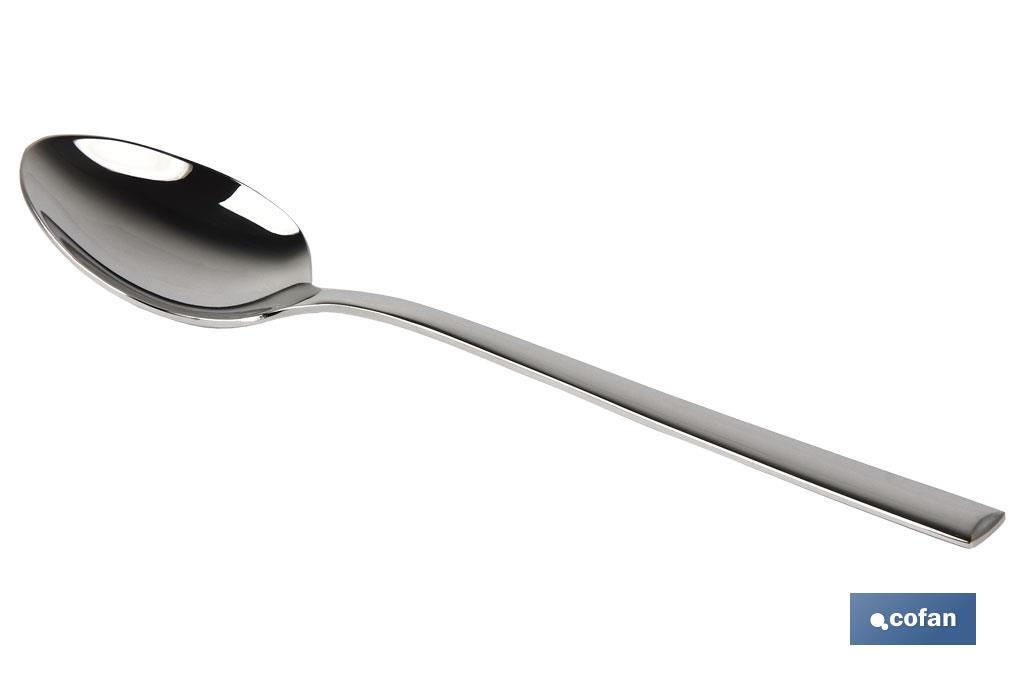 Bl 2 Einheiten Inox Dessertlöffel C-18/10 Bari Modell 2,5 Mm