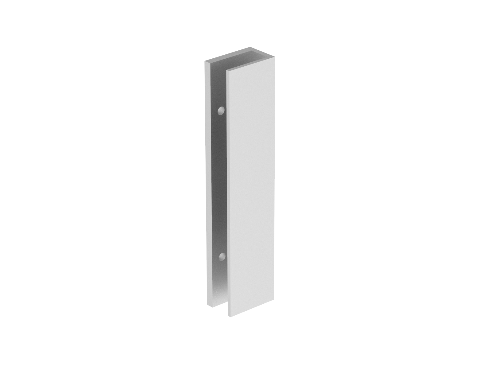 Anclaje U Para Puerta Cristal