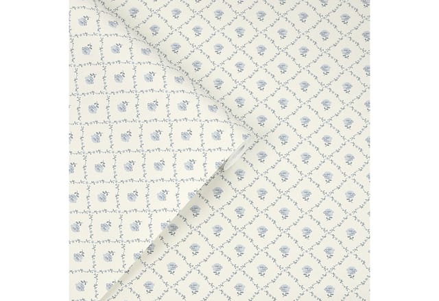 Laura Ashley - Kate Vliestapete Blau 10mx52cm