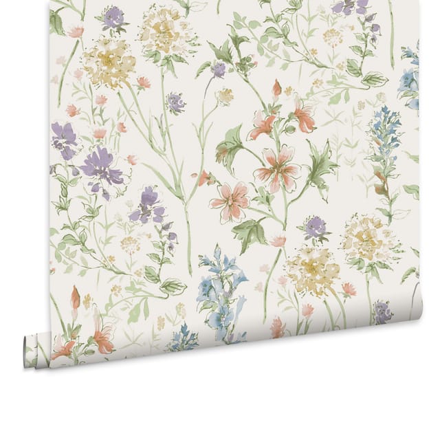 Wild Meadow Vliestapete Rosa 10mx52cm - Laura Ashley