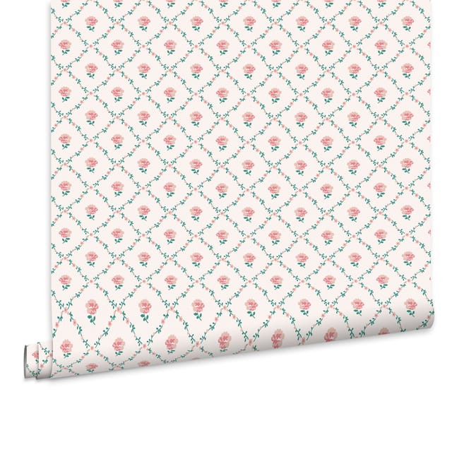 Laura Ashley Kate Vliestapete Rosa 10mx52cm