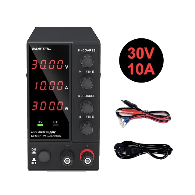 Dc-netzteil, Einstellbare Spannung, Hochpräzise Anzeige, Nps3010w-4