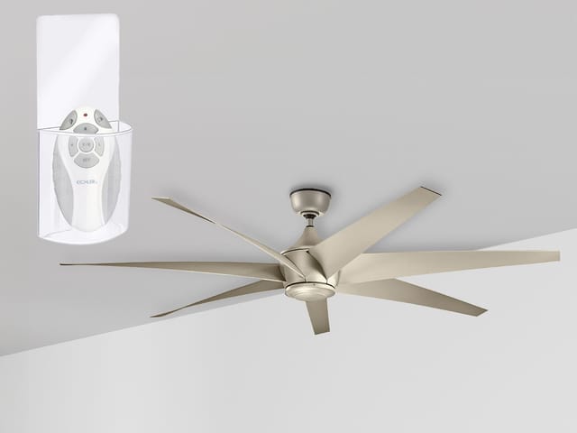 Meinewunschleuchte - Großer Deckenventilator Ø 203cm Outdoor & Feuchtraumgeeignet Ip44