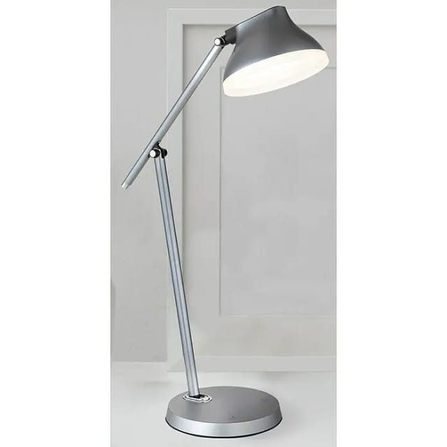 Tischlampe - Halvar - Grau - Aluminium - - Globo
