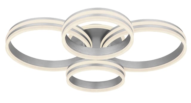 Globo - Deckenleuchte - Rubio - Grau - Metall - Led - 67260-90