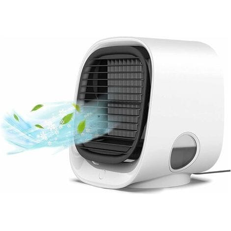 Jalleria - Mobile Mini-klimaanlage, 3-in-1-luftkühler, Ventilator, Klimaanlage, 3 Geschwindigkeiten, Persönliche Tragbare Klimaanlage, Leise Mini-klimaanlage Für Zuhause Und Büro