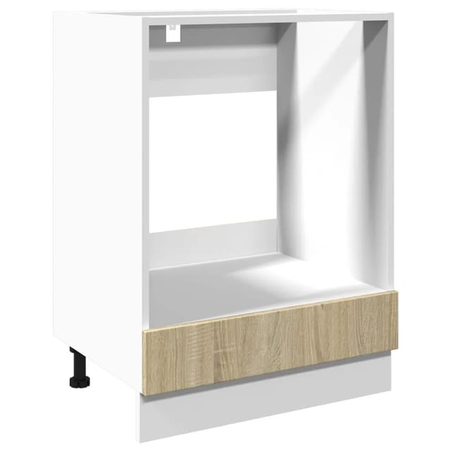 Herdumbauschrank Sonoma-eiche 60x46x81,5 Cm Holzwerkstoff Vidaxl