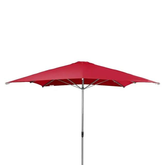 Sonnenschirm/ Großschirm 'alu Expert Teleskop' 300 X 300 Cm, Rot, Ohne Volant, Bezug Aus 100% Polyester, Gestell Aus Aluminium, 18,1 Kg - Doppler
