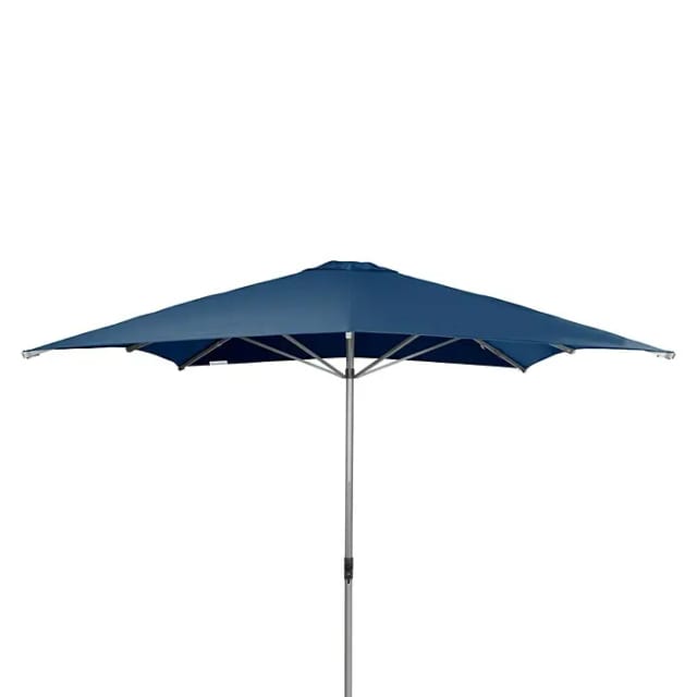 Sonnenschirm/ Großschirm 'alu Expert Teleskop' 300 X 300 Cm, Dunkelblau, Ohne Volant, Bezug Aus 100% Polyester, Gestell Aus Aluminium, 18,1 Kg - Doppler