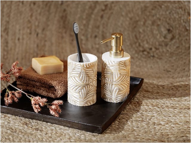 Bad-accessoire Set Terralba, 2-teilig - Weiß - Wenko
