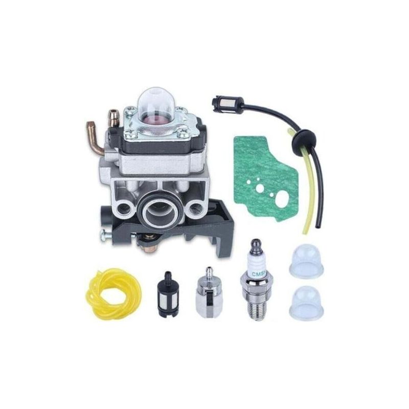 Kit Carburateur Pour Moteur Honda Gx25 Gx35 Fg110 Hht35 Hht25, Xu, Adefol Carburateur + Joint + Filtre + Tuyau Carburant + Filtre À Air + Bougie + Poire Pièces De Rechange 9 En 1 -