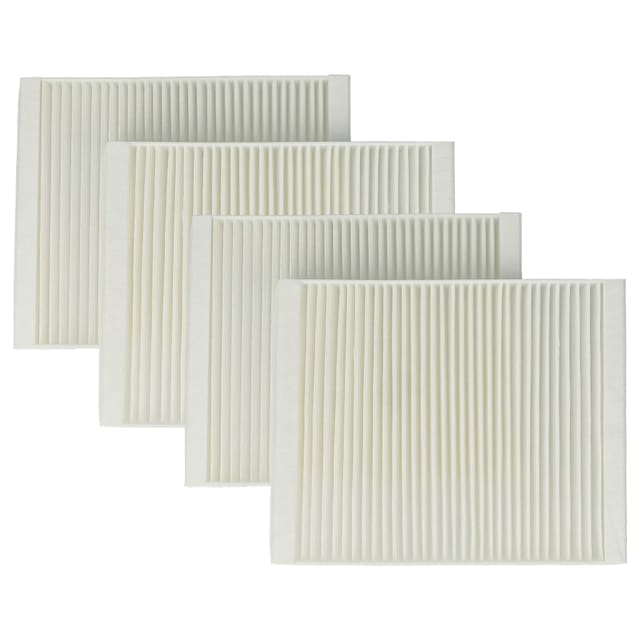 Vhbw - 4x Luftfilter M5 Ersatz Für Lunos 040109, 040 109 Für Lüfter, Badlüfter, Ventilator, Lüftungsgerät - Weiß