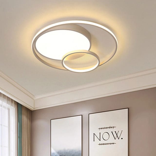 Senderpick - Moderne Led-deckenleuchte Mit Kreisförmigem Rand Für Küche Und Schlafzimmer