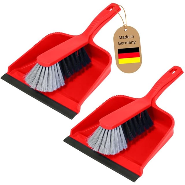2x Novaliv Kehrgarnitur Handfeger Und Kehrblech