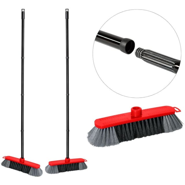 2x Novaliv Besen Zimmerbesen Mit Stiel