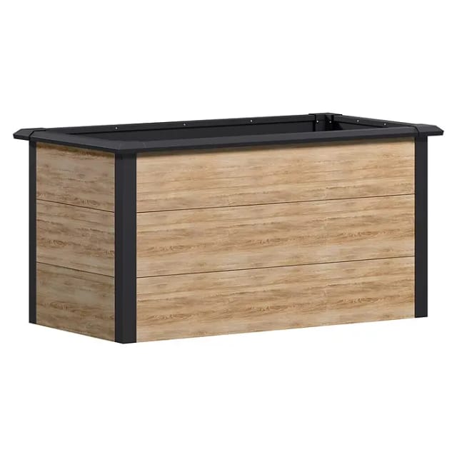 Westmann - Hochbeet 'primus-multi L' Inkl. Schneckenschutz, Holzoptik / Anthrazit, 75 X 150 X 77 Cm