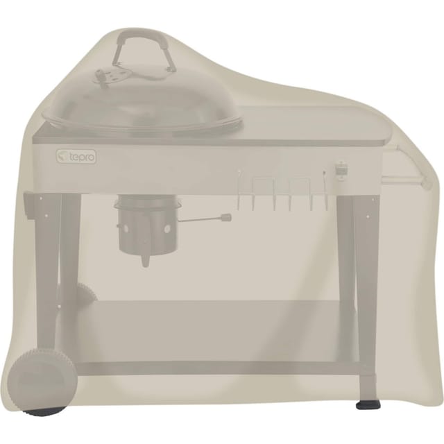Garten Kugel, Grillwagen Grill Abdeckhaube Beige - Tepro