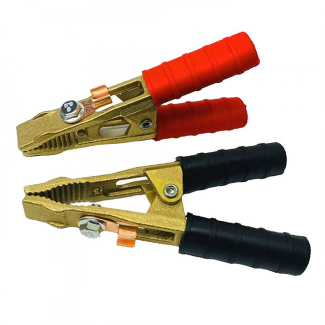 Kit 2 Pro (+ Und -) Messingbatterie Oder Starterzange 250b, Starter- Oder Batteriezange