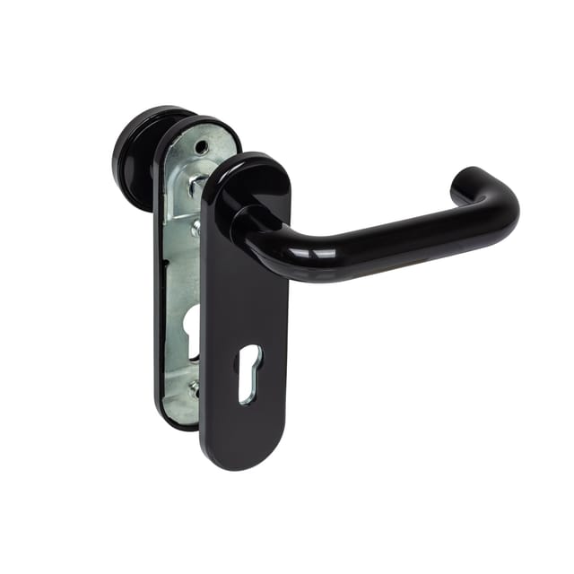 Hörmann Fs Wechselgarnitur D-110 Kurzschild Pz Knopf K-130 Kunst. Schwarz 454685