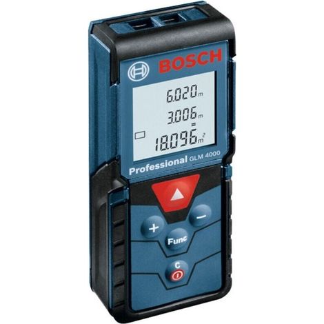 Télémeter Laser Bosch Glm4000 Professional – Laser-infrarotmessung 40 M – Präzision ± 1,5 Mm – Ref.-nr. 0601072981 - Outil De Mesure Électronique