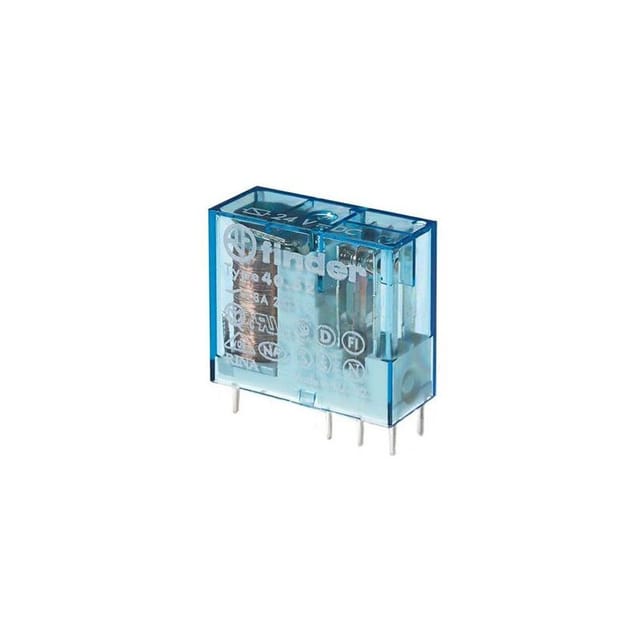 Industrielles Mini-relais Finder Typ 40.52 Für Gedruckte Schaltung 2 Steckkontakte 8a Spule 24v Dc Dauerbetrieb 405290240000