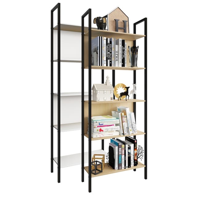 Ebuy24 - Metall Stand Regal Bücher Flakos 5fach