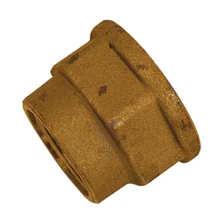 Verdünnungsmufling Weiblich/weiblich Gelbes Messing 1/2"x3/8